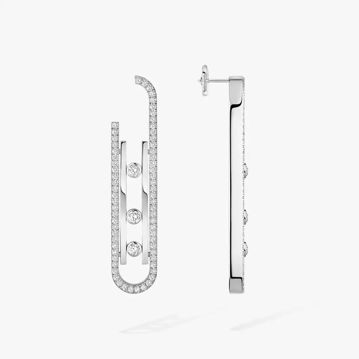 [OAK JURI]Diamond Pendant Earrings Move 10Th