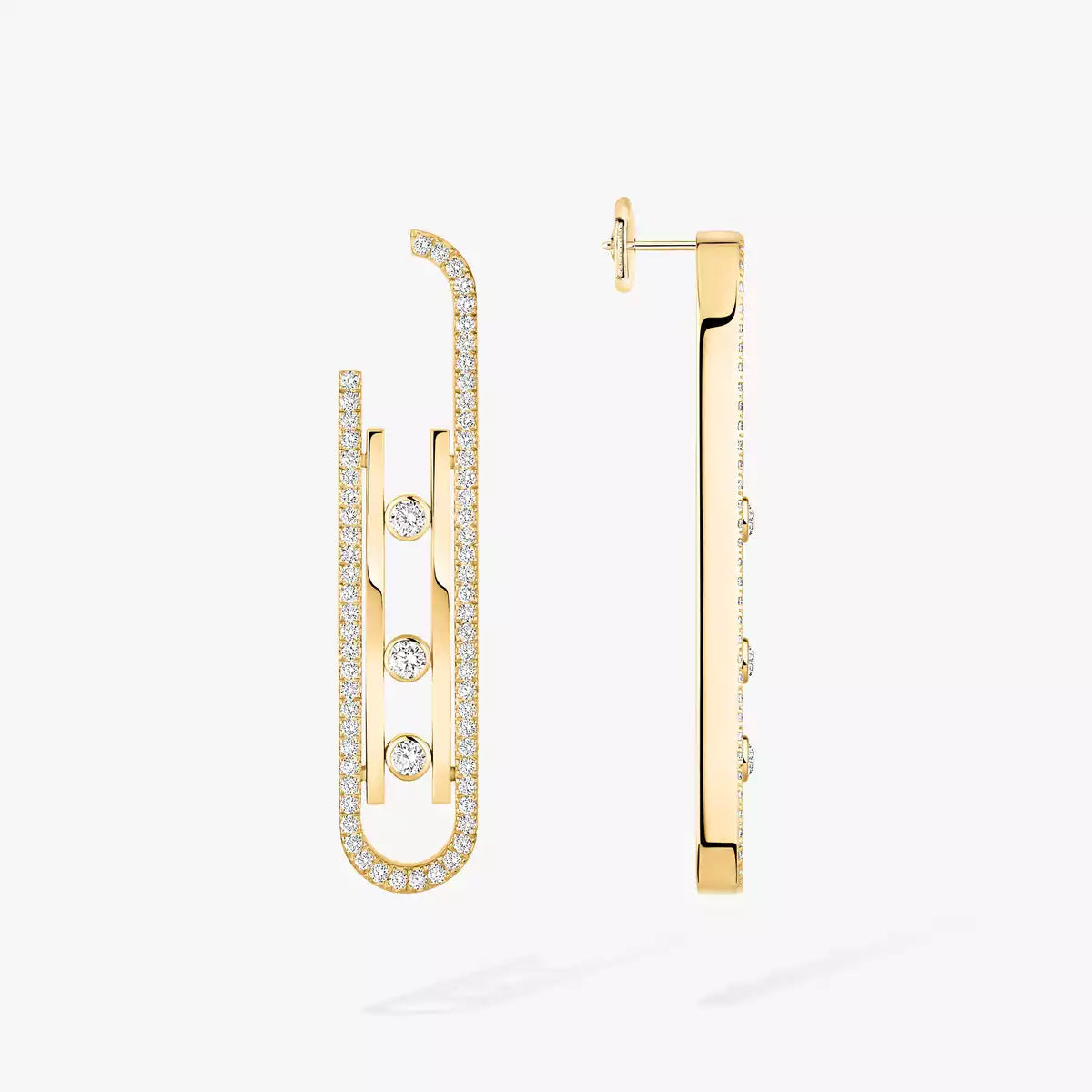 [OAK JURI]Diamond Pendant Earrings Move 10Th