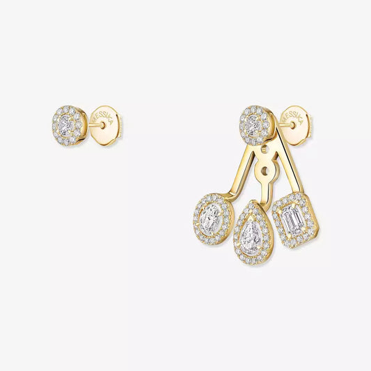 [OAK JURI] My Twin Trio  Diamond Earrings