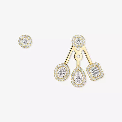 [OAK JURI] My Twin Trio  Diamond Earrings