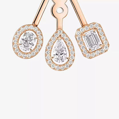 [OAK JURI] My Twin Trio  Diamond Earrings
