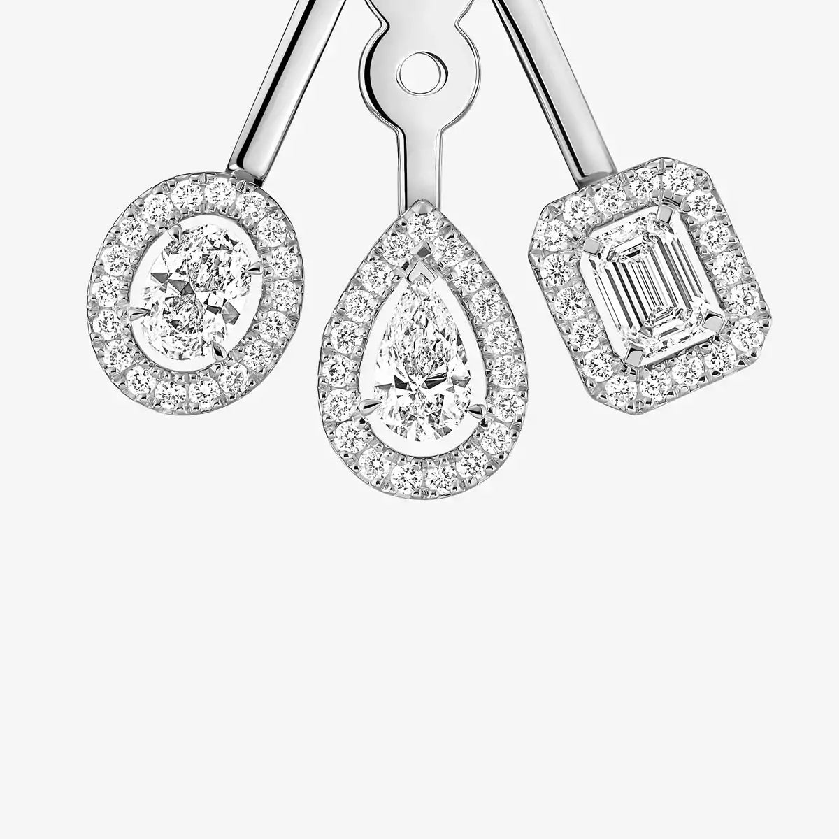 [OAK JURI] My Twin Trio  Diamond Earrings