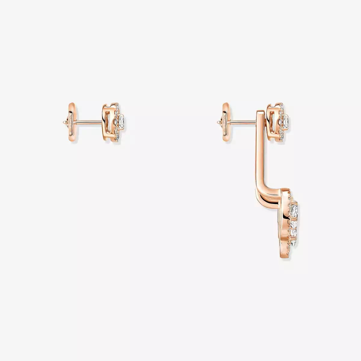 [OAK JURI] My Twin Trio  Diamond Earrings