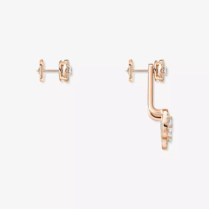 [OAK JURI] My Twin Trio  Diamond Earrings