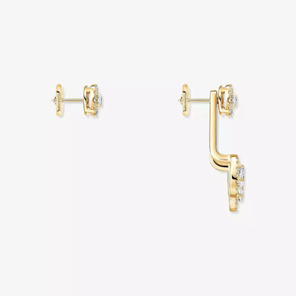 [OAK JURI] My Twin Trio  Diamond Earrings