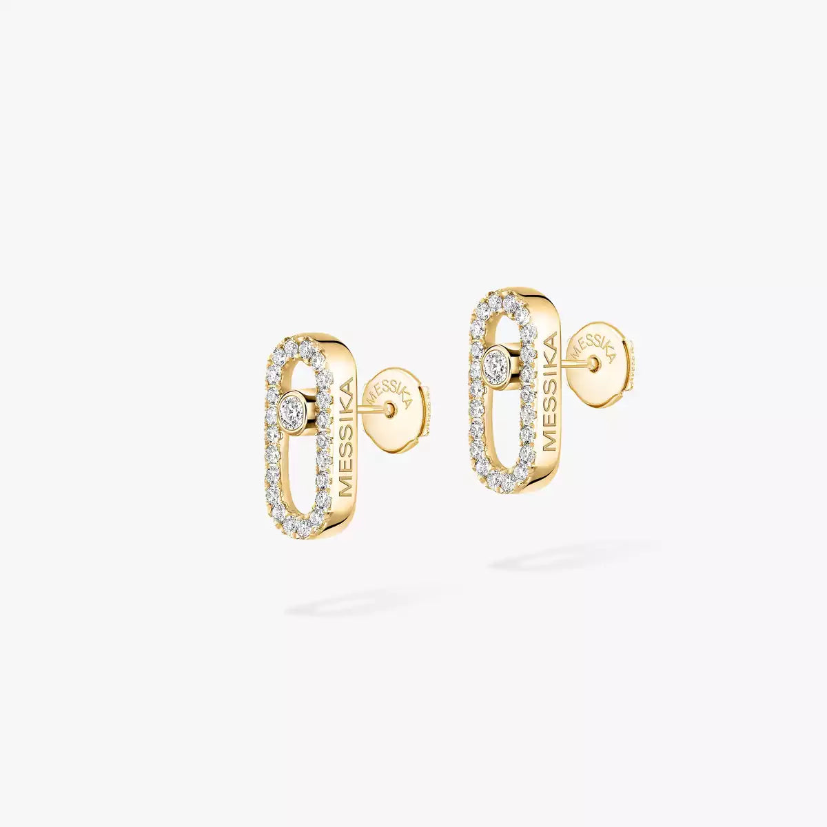 [OAK JURI]Move Uno Diamond Earrings