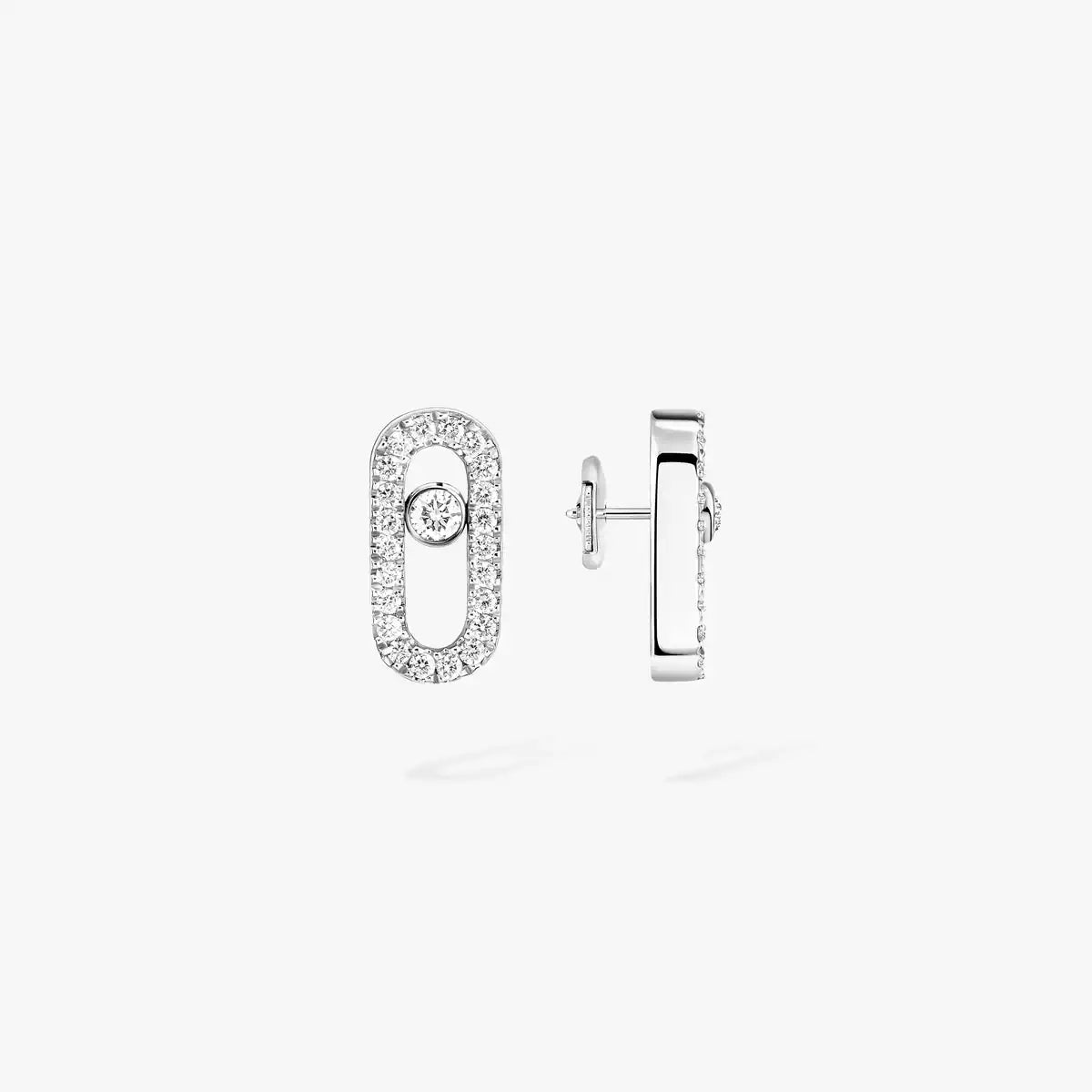 [OAK JURI]Move Uno Diamond Earrings