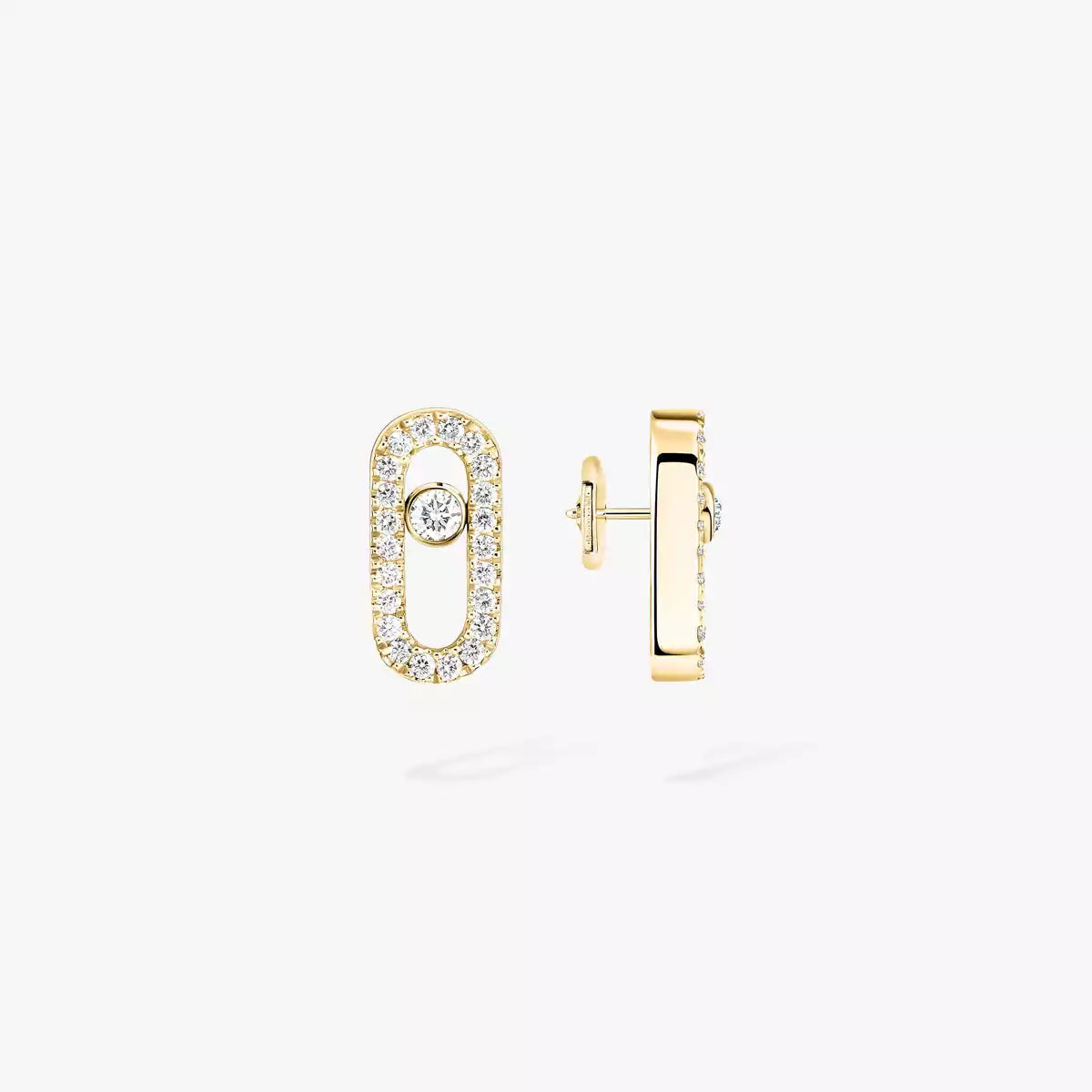 [OAK JURI]Move Uno Diamond Earrings