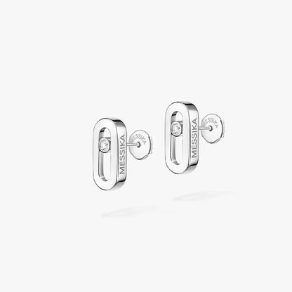 [OAK JURI]Move Uno Diamond Stud Earrings