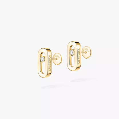 [OAK JURI]Move Uno Diamond Stud Earrings