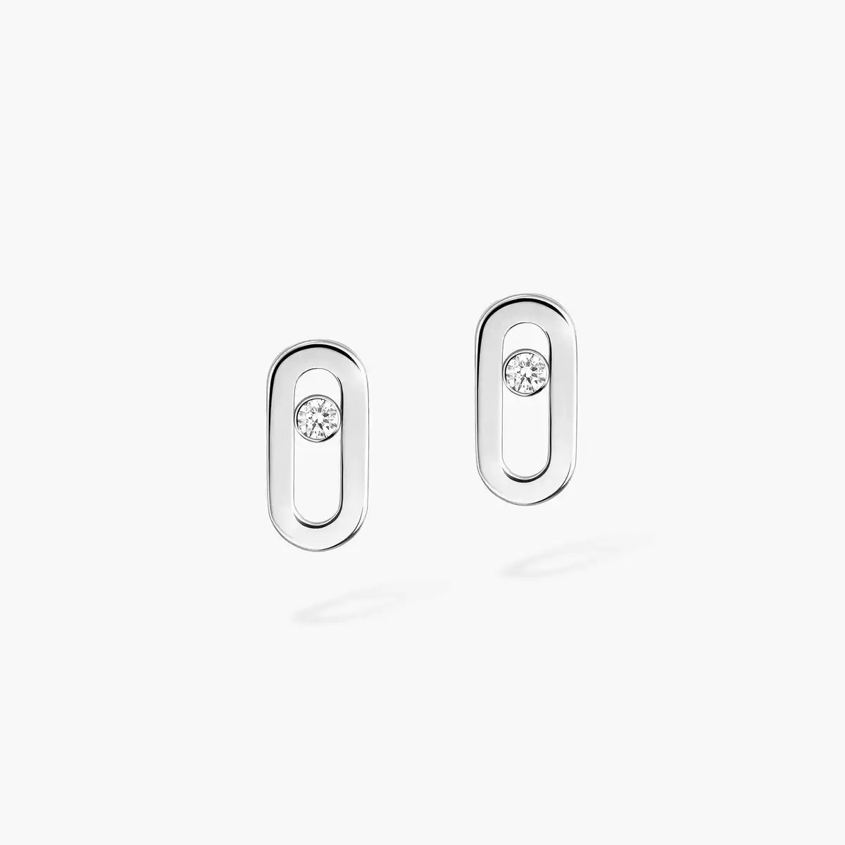 [OAK JURI]Move Uno Diamond Stud Earrings