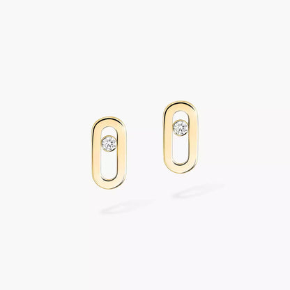 [OAK JURI]Move Uno Diamond Stud Earrings