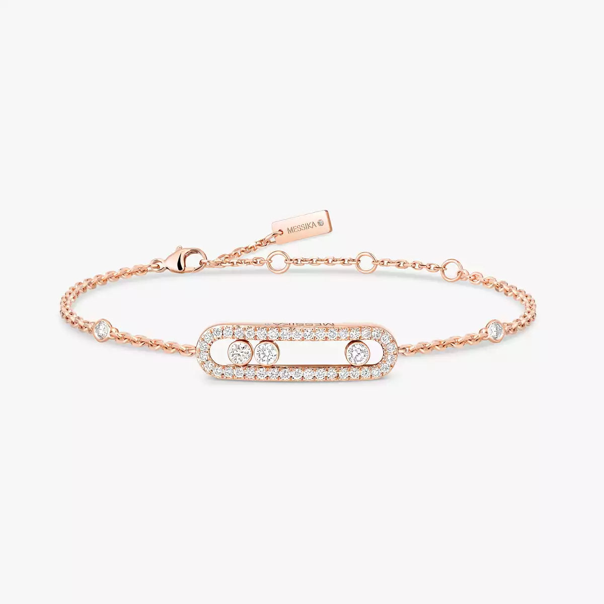[OAK JURI]Pavé Baby Move Diamond Bracelet