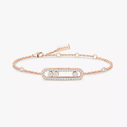 [OAK JURI]Pavé Baby Move Diamond Bracelet