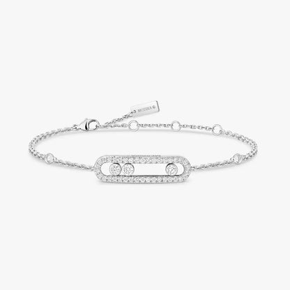 [OAK JURI]Pavé Baby Move Diamond Bracelet