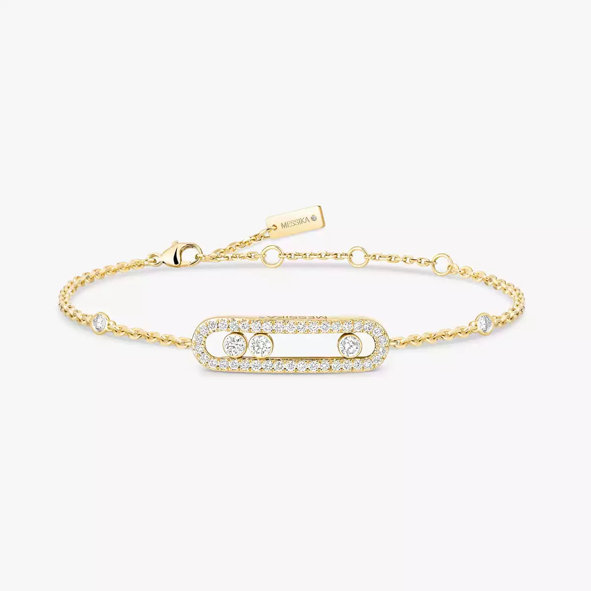 [OAK JURI]Pavé Baby Move Diamond Bracelet