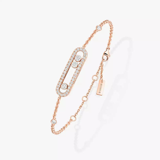 [OAK JURI]Pavé Baby Move Diamond Bracelet