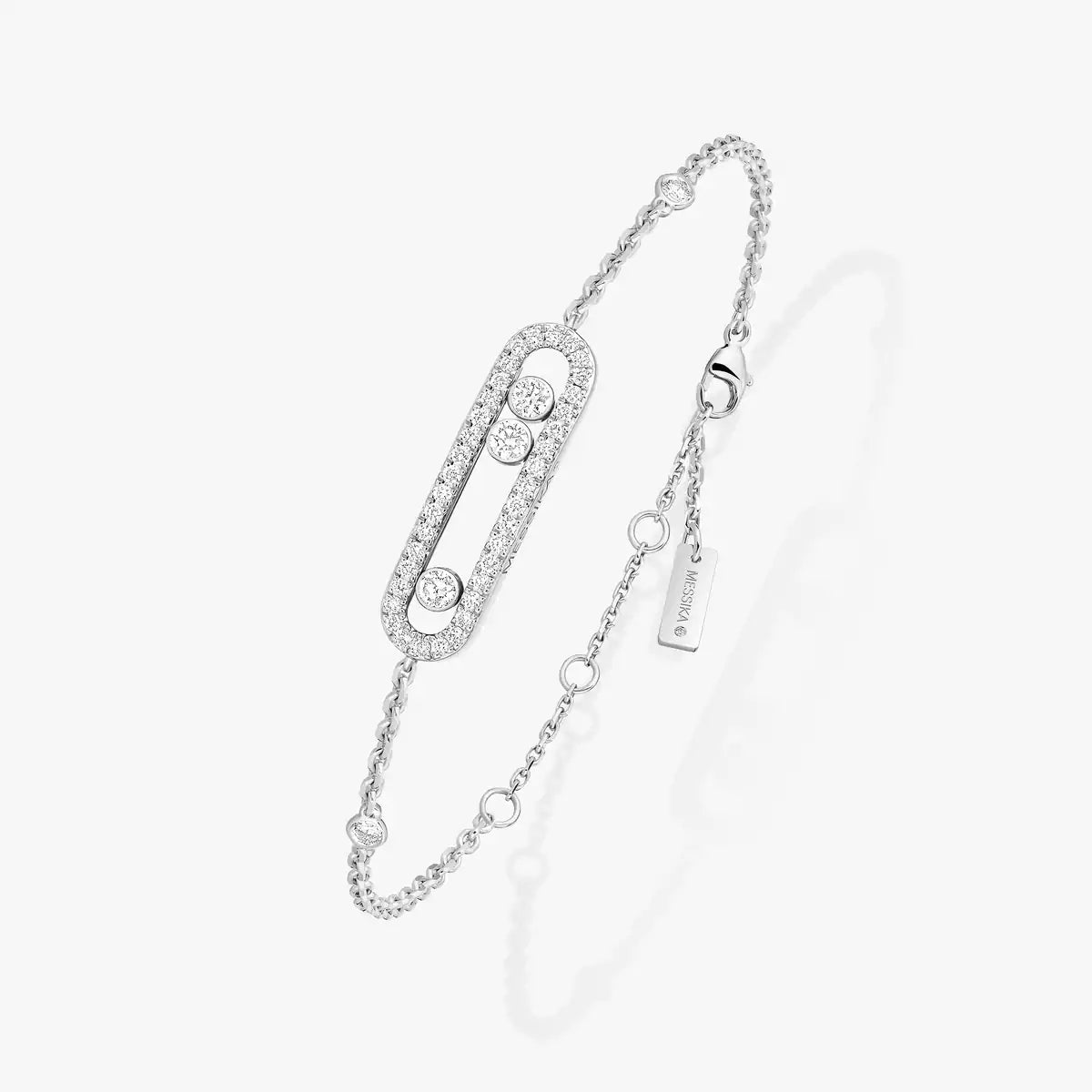 [OAK JURI]Pavé Baby Move Diamond Bracelet