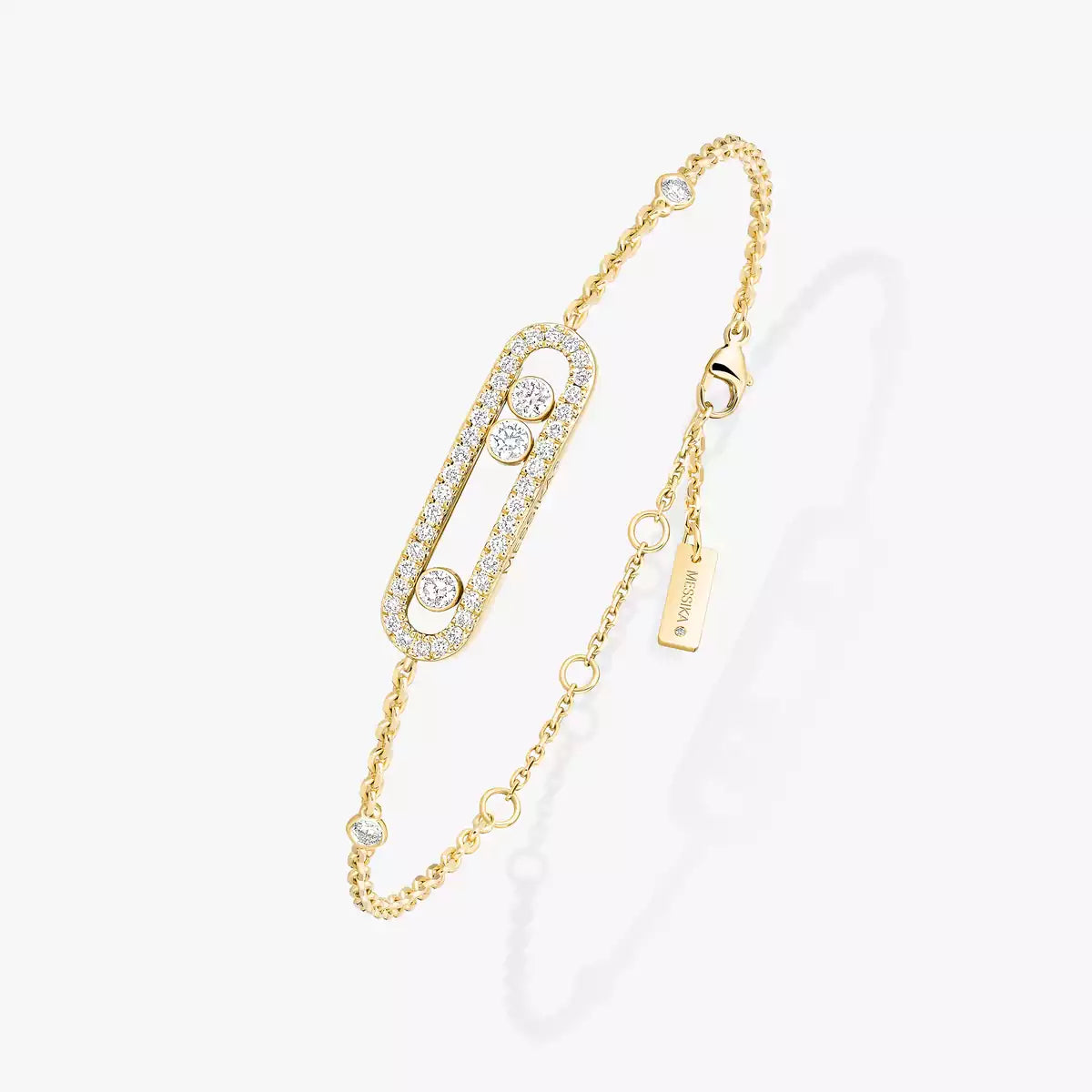 [OAK JURI]Pavé Baby Move Diamond Bracelet