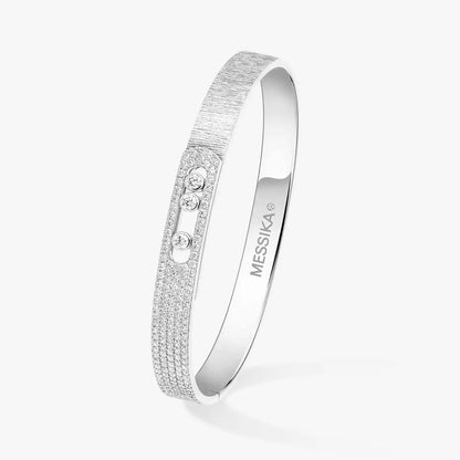 [OAK JURI]Move Noa Ciselé half pavé bangle