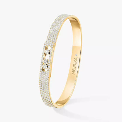 [OAK JURI]Move Noa Full Pavé Diamond Bangle Bracelet