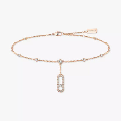 [OAK JURI] Move Uno pavé ankle bracelet
