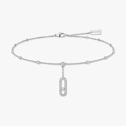[OAK JURI] Move Uno pavé ankle bracelet