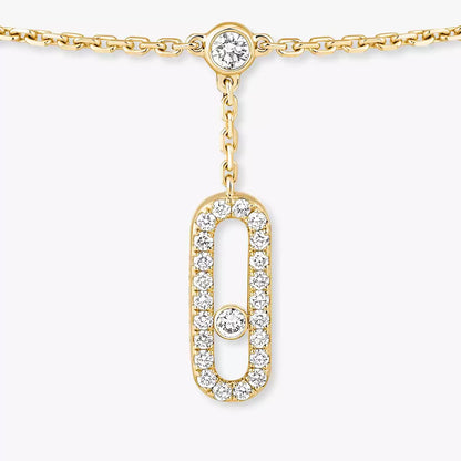 [OAK JURI] Move Uno pavé ankle bracelet