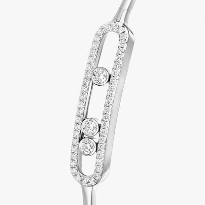 [OAK JURI]Move Pavé Diamond Bangle Bracelet M
