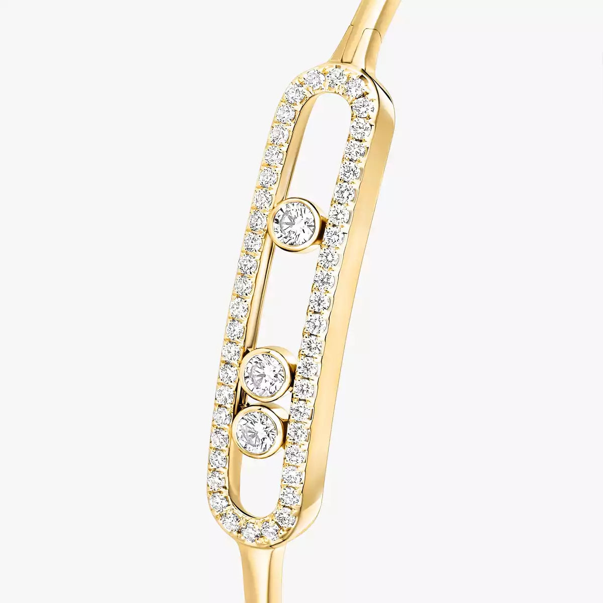 [OAK JURI]Move Pavé Diamond Bangle Bracelet M
