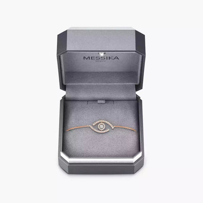 [OAK JURI]Lucky Eye Pave-Set Diamond Bracelet