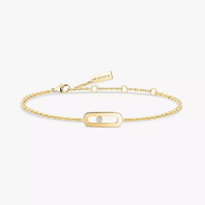 [OAK JURI]Move Uno Diamond Bracelet