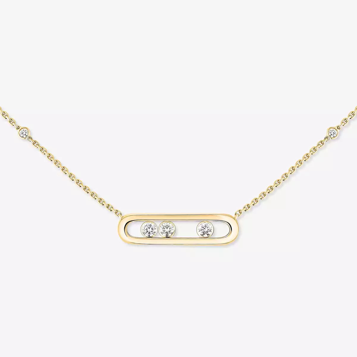[OAK JURI] Baby Move Gold Diamond Necklace
