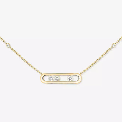 [OAK JURI] Baby Move Gold Diamond Necklace