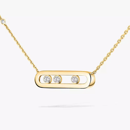 [OAK JURI] Baby Move Gold Diamond Necklace
