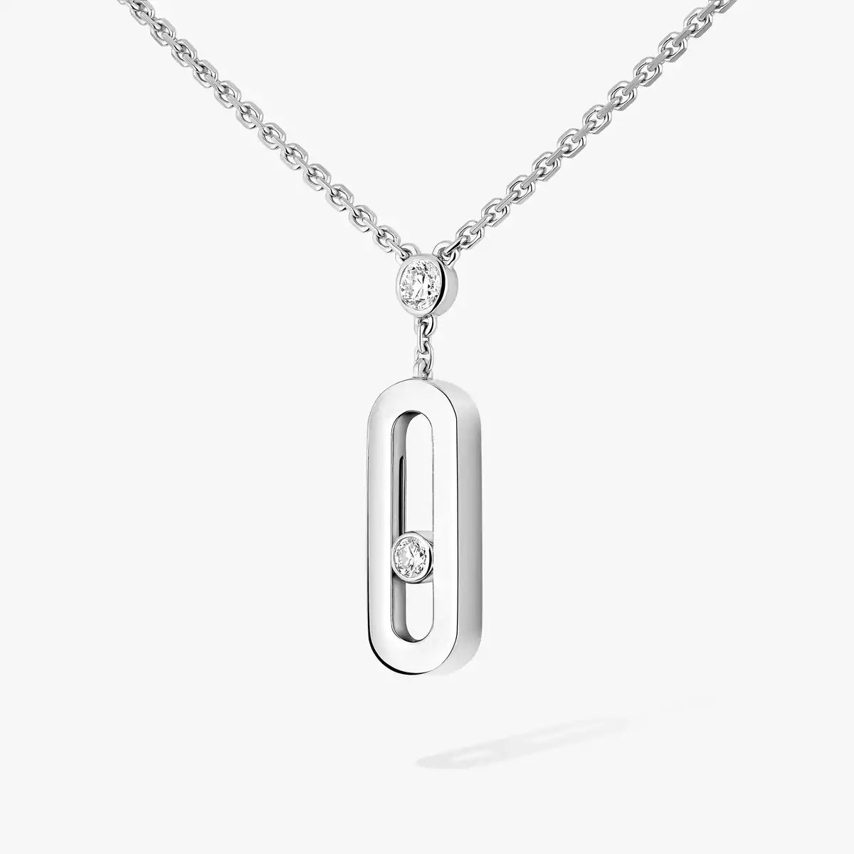 [OAK JURI] Move Uno Gold Diamond Long Necklace
