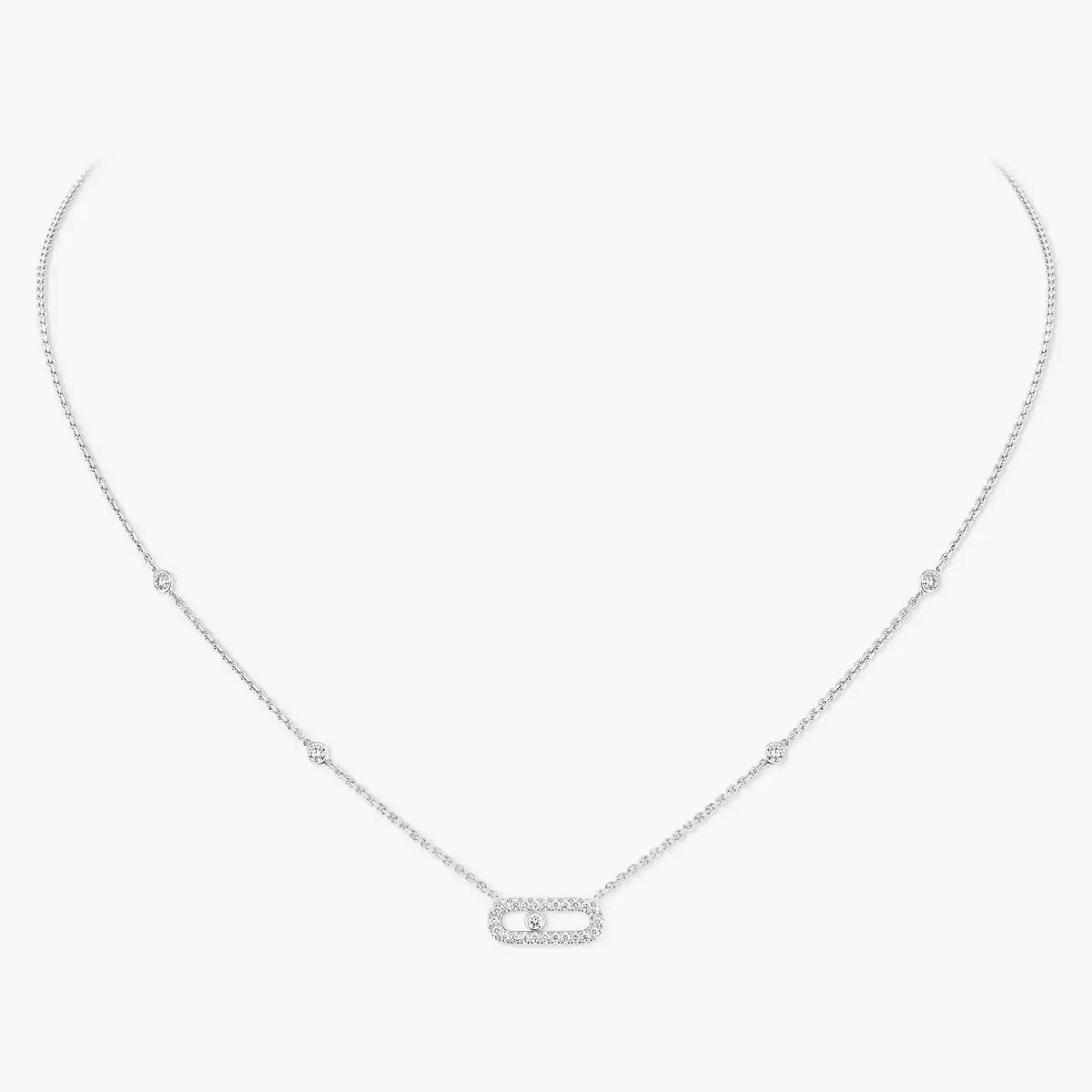 [OAK JURI]Diamond Necklace Move Uno
