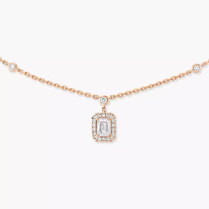 [OAK JURI]My Twin Diamond Necklace in Silver
