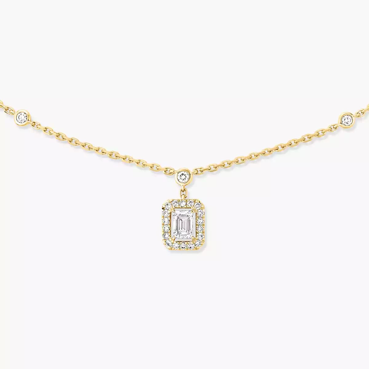 [OAK JURI]My Twin Diamond Necklace in Silver