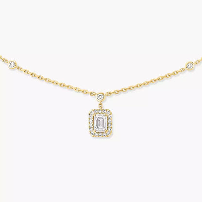 [OAK JURI]My Twin Diamond Necklace in Silver