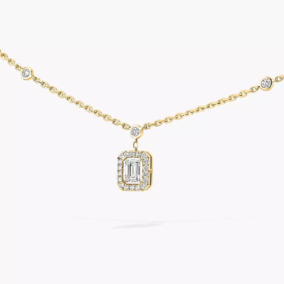[OAK JURI]My Twin Diamond Necklace in Silver