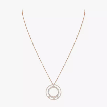 [OAK JURI]Move Romane Long Pave_-Set Diamond Necklace
