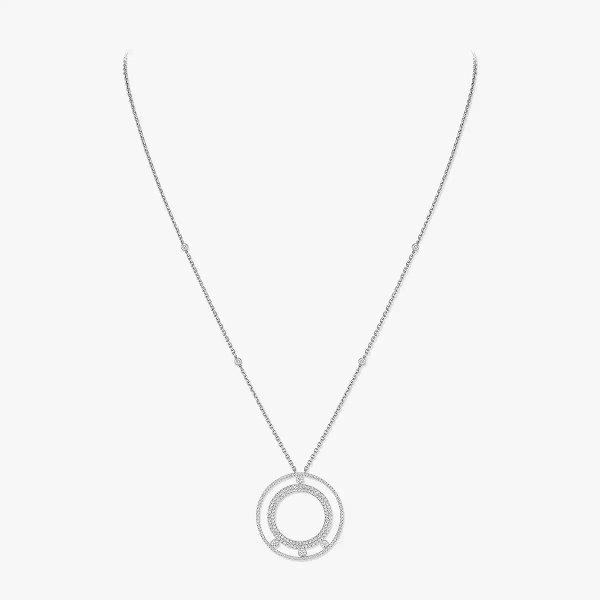 [OAK JURI]Move Romane Long Pave_-Set Diamond Necklace