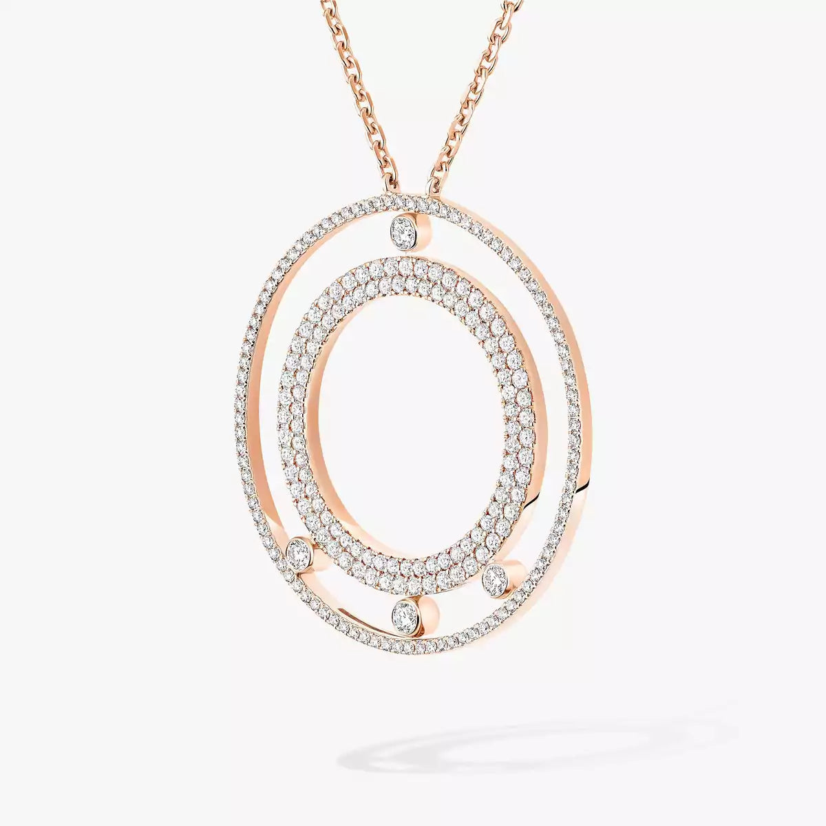 [OAK JURI]Move Romane Long Pave_-Set Diamond Necklace