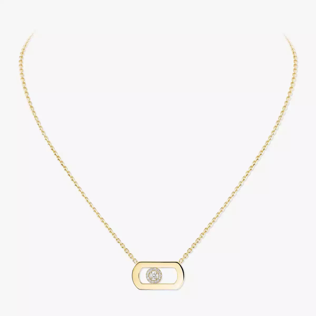 [OAK JURI]So Move Diamond Necklace in Gold