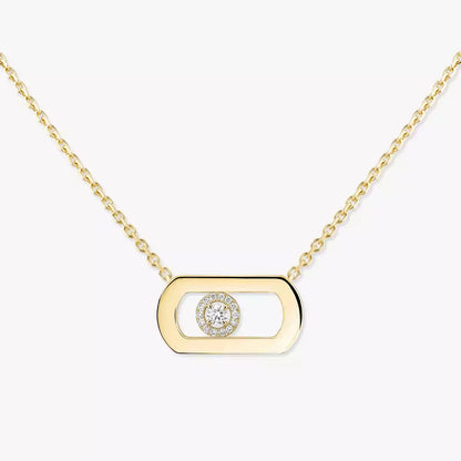 [OAK JURI]So Move Diamond Necklace in Gold