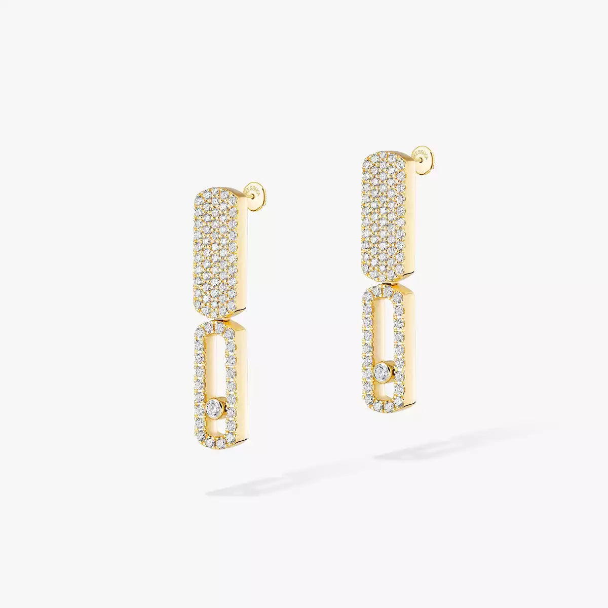 [OAK JURI]Imperial Move SM Diamond Earrings