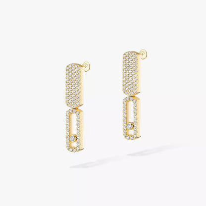 [OAK JURI]Imperial Move SM Diamond Earrings