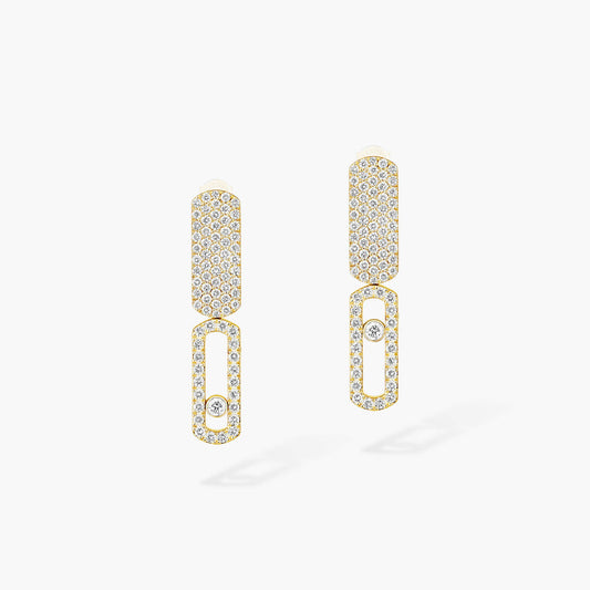 [OAK JURI]Imperial Move SM Diamond Earrings