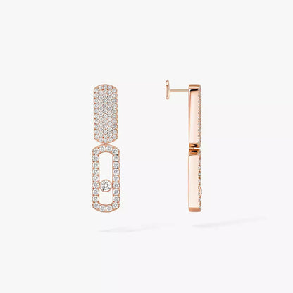 [OAK JURI]Imperial Move SM Diamond Earrings